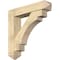 Ekena Millwork Merced Arts and Crafts Rough Sawn Bracket w/ Offset Brace, Douglas Fir, 8"W x 38"D x 38"H BKT0806X38X38MRC03RDF - alternate 1